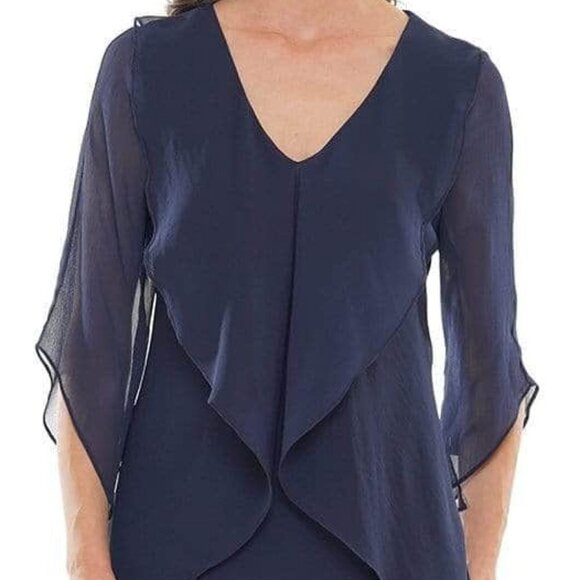 NWT Colors Dress M308 Formal Pantsuits Blue Size 6 - Picture 2 of 4